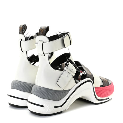 Louis Vuitton Patent Monogram LV Archlight Sandal 36 White 3 of 10
