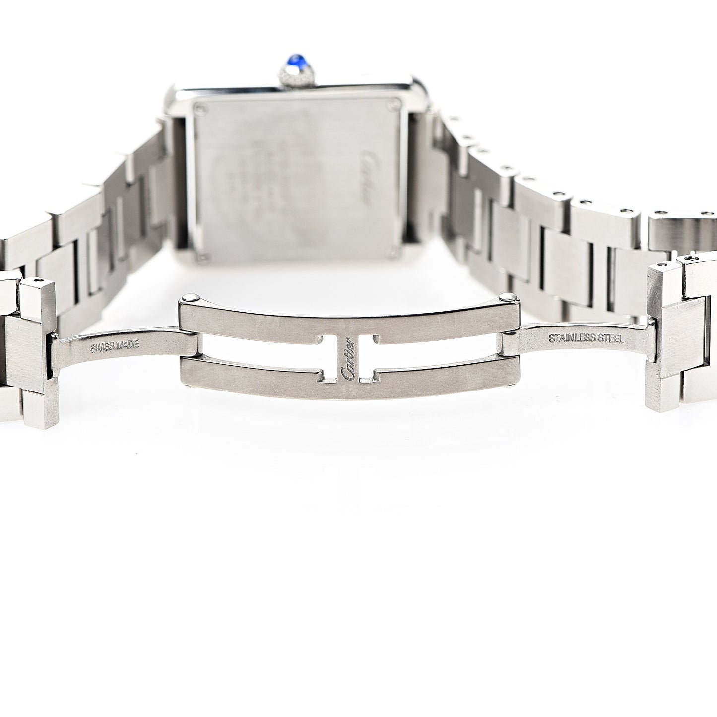 Stainless Steel 24mm Tank Solo Quartz Watch