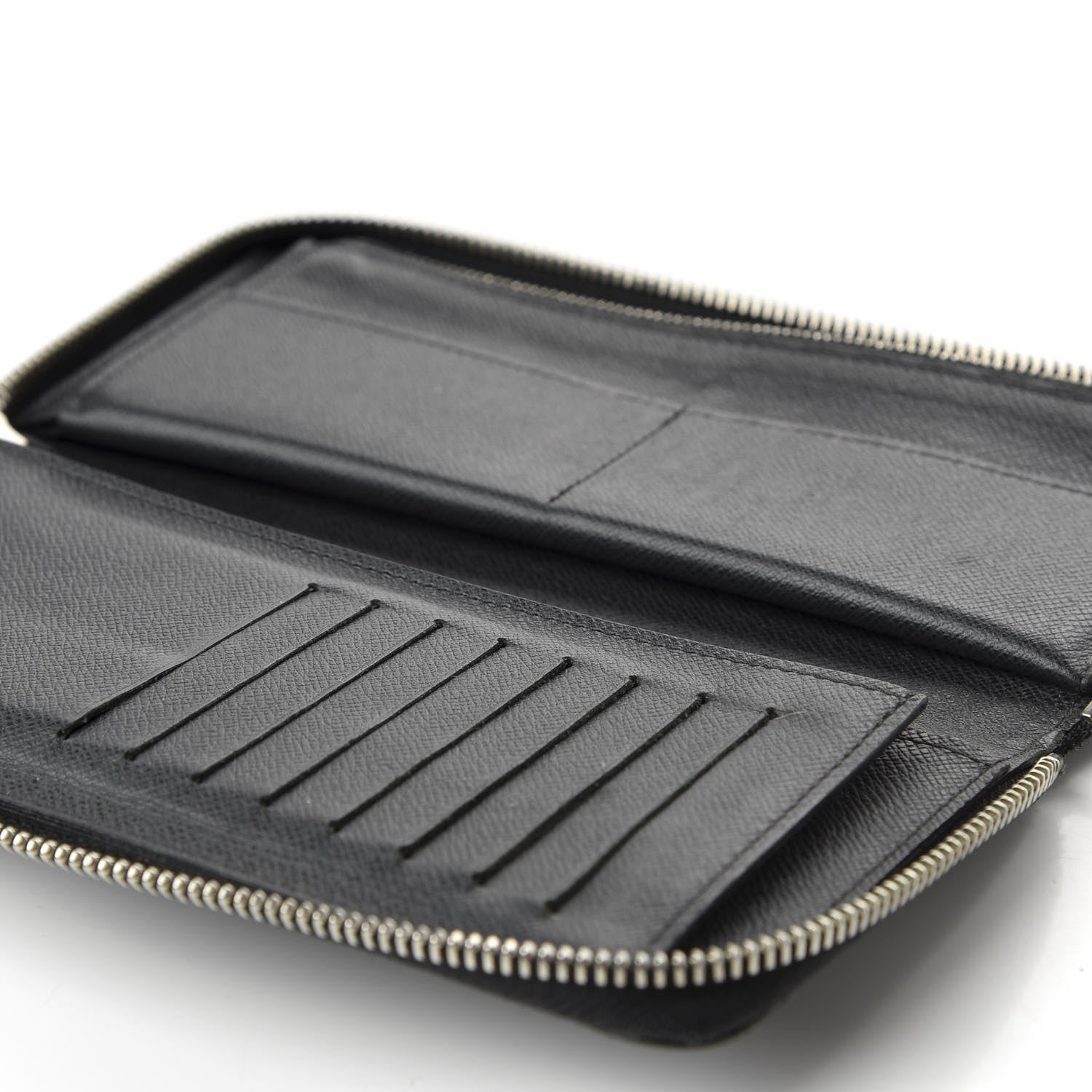 Louis Vuitton Taiga Vertical Zippy Wallet Ardoise 7 of 10