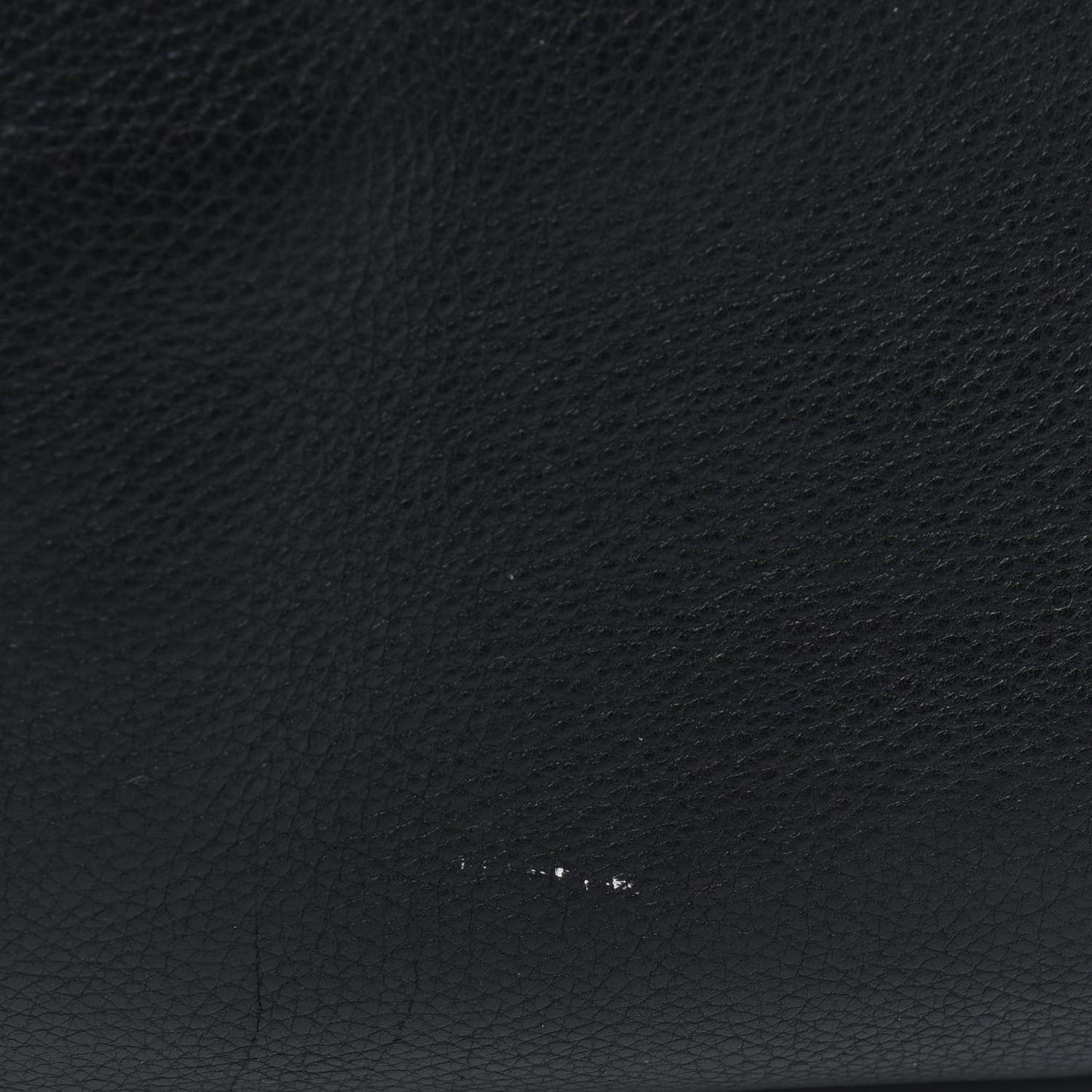 Pebbled Calfskin Medium Twill Tote Black