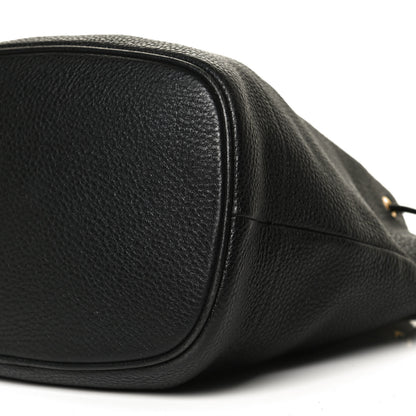 Prada Vitello Daino Bucket Bag Black 9 of 9