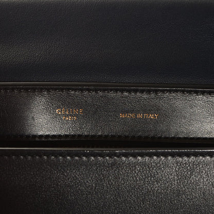 Celine Smooth Calfskin Suede Medium Trapeze Tri-Color Deepsea 5 of 9