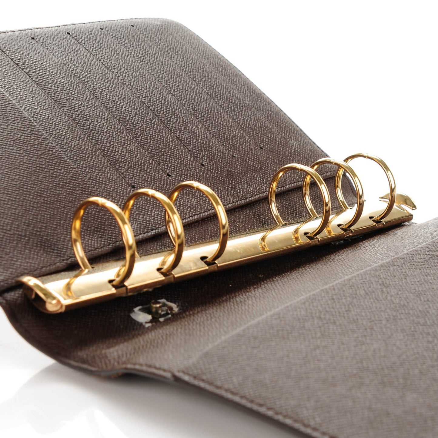 Damier Ebene Medium Ring Agenda Cover