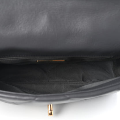 Chanel Lambskin Quilted Medium Chanel 19 Flap Dark Grey 5 of 9