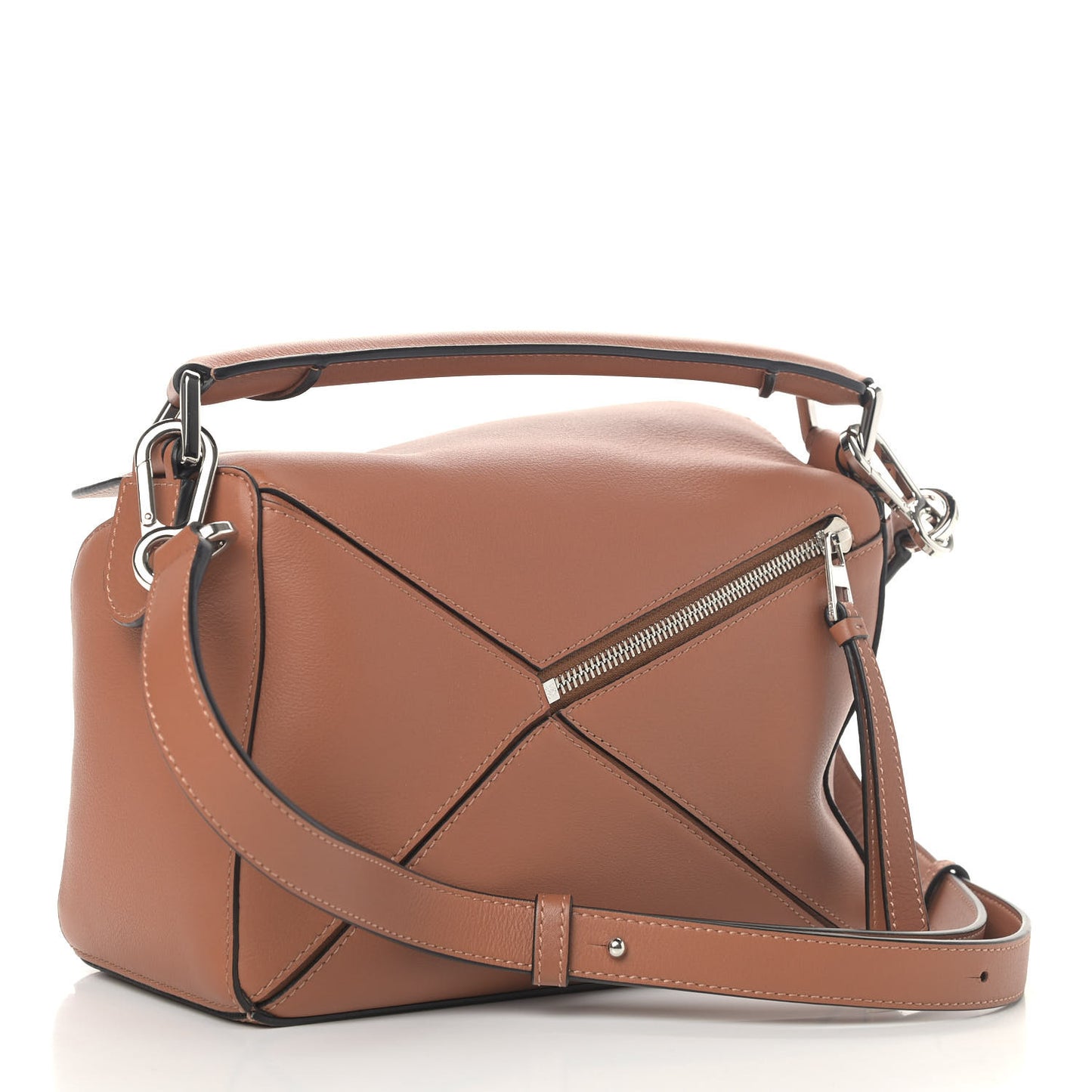 Calfskin Small Puzzle Bag Tan