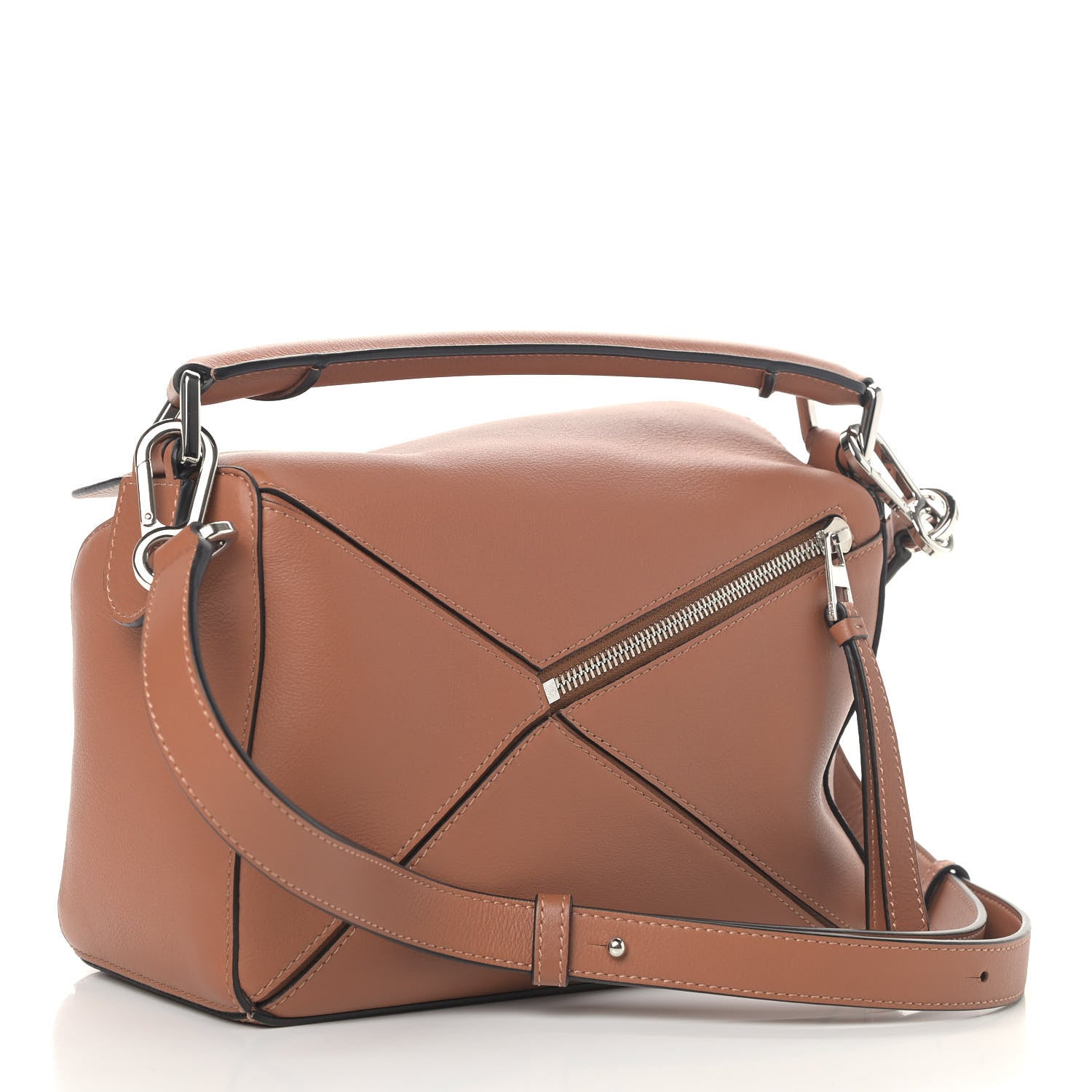 Loewe Calfskin Small Puzzle Bag Tan 3 of 8
