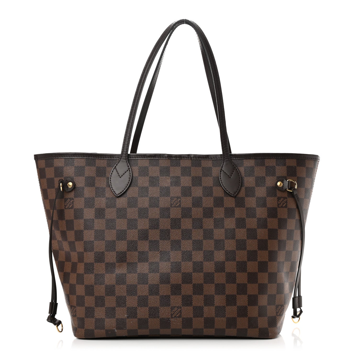 Louis Vuitton Damier Ebene Neo Neverfull MM Rose Ballerine 1 of 19