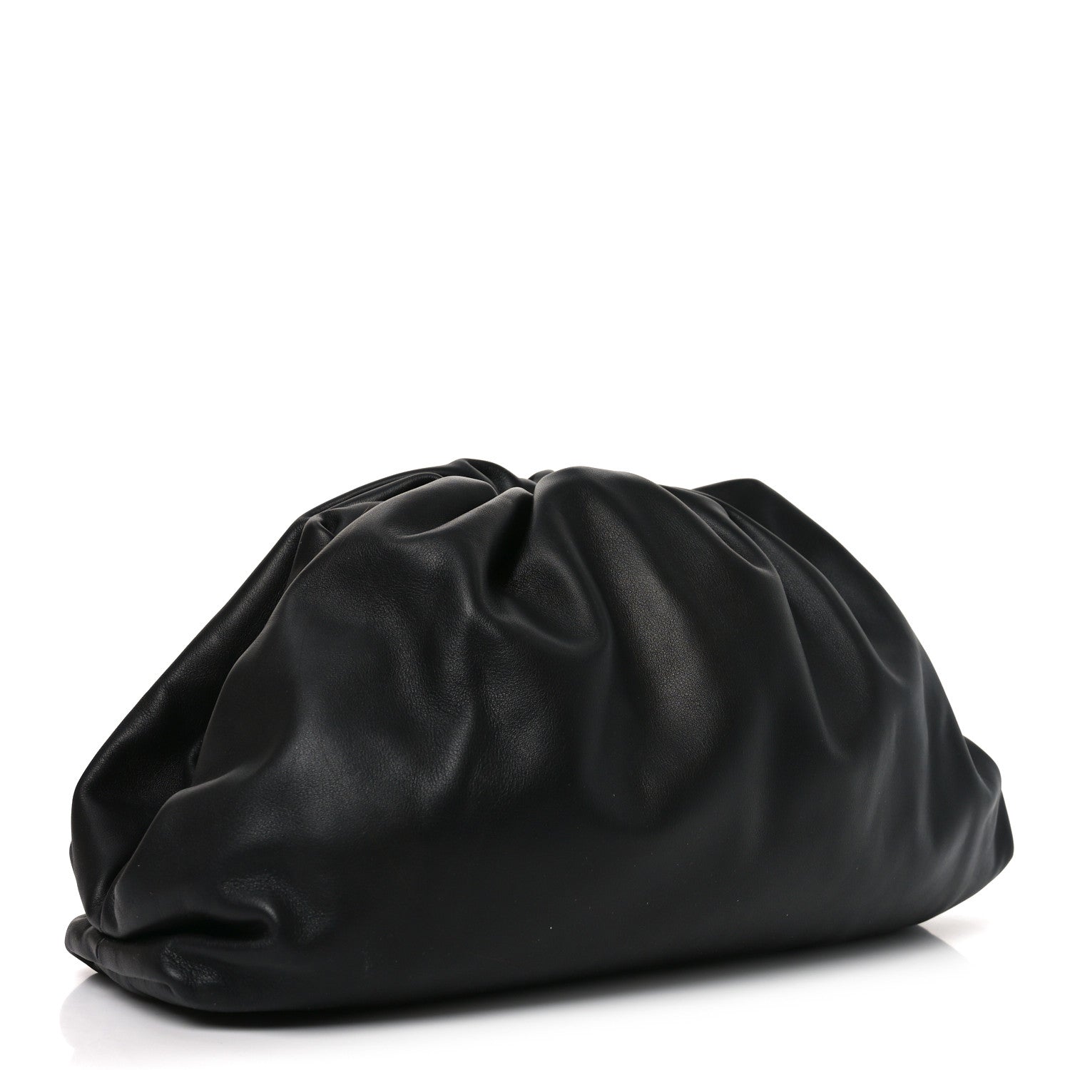 Bottega Veneta Smooth Butter Calf The Pouch Oversized Clutch Black 3 of 11