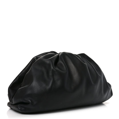 Bottega Veneta Smooth Butter Calf The Pouch Oversized Clutch Black 3 of 11