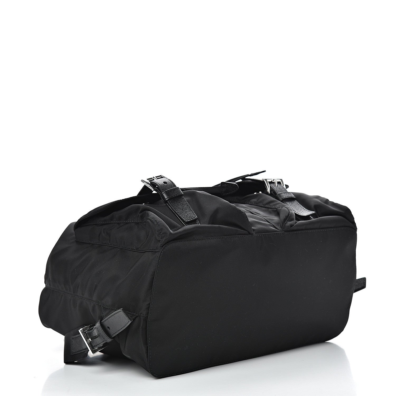 Prada Tessuto Nylon Vela Saffiano Large Backpack Black 3 of 10