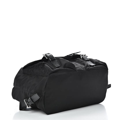 Prada Tessuto Nylon Vela Saffiano Large Backpack Black 3 of 10