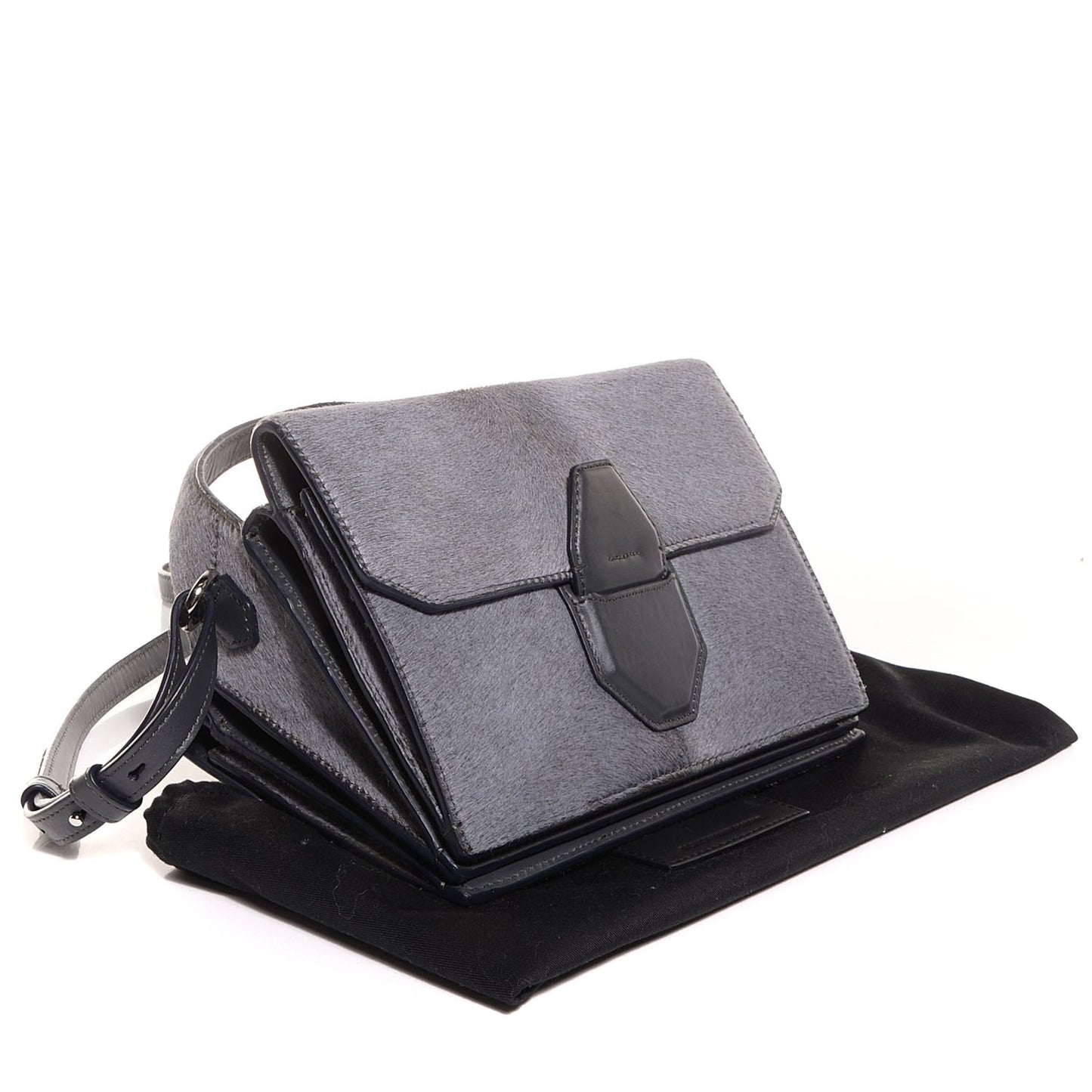 Calf Hair Racketeer Sling Bag Geyser