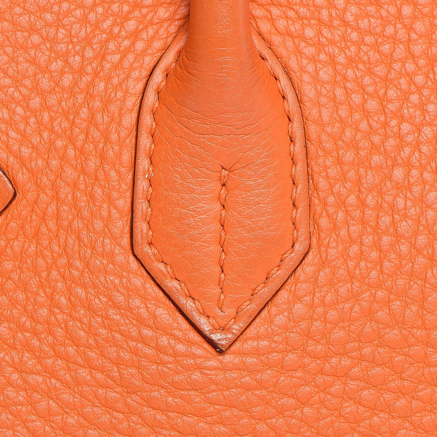 Hermes Taurillon Clemence Birkin 30 Orange 19 of 39