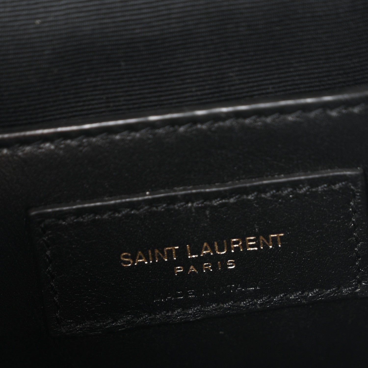 Saint Laurent Grain de Poudre Quilted 80's Vanity Bag Black 6 of 10