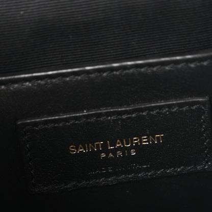 Saint Laurent Grain de Poudre Quilted 80's Vanity Bag Black 6 of 10