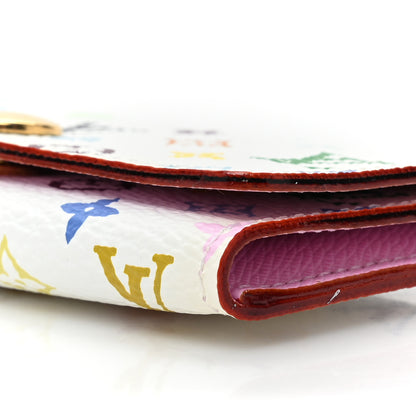 Louis Vuitton Monogram Multicolor Multicles 4 Key Holder White Litchi 7 of 9