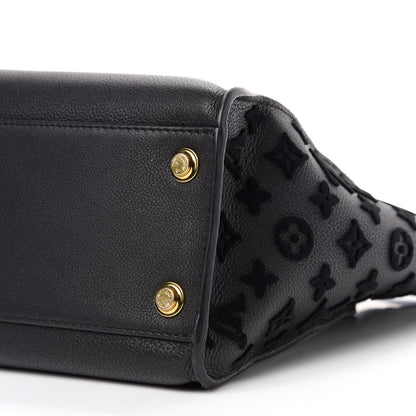 Louis Vuitton Calfskin Monogram Tufting On My Side Black 8 of 12