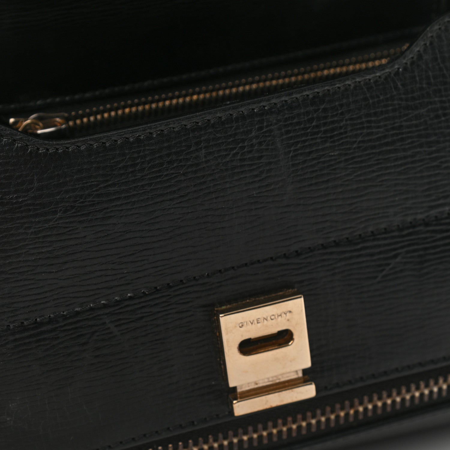 Givenchy Textured Calfskin Mini Pandora Box Crossbody Bag Black 11 of 13