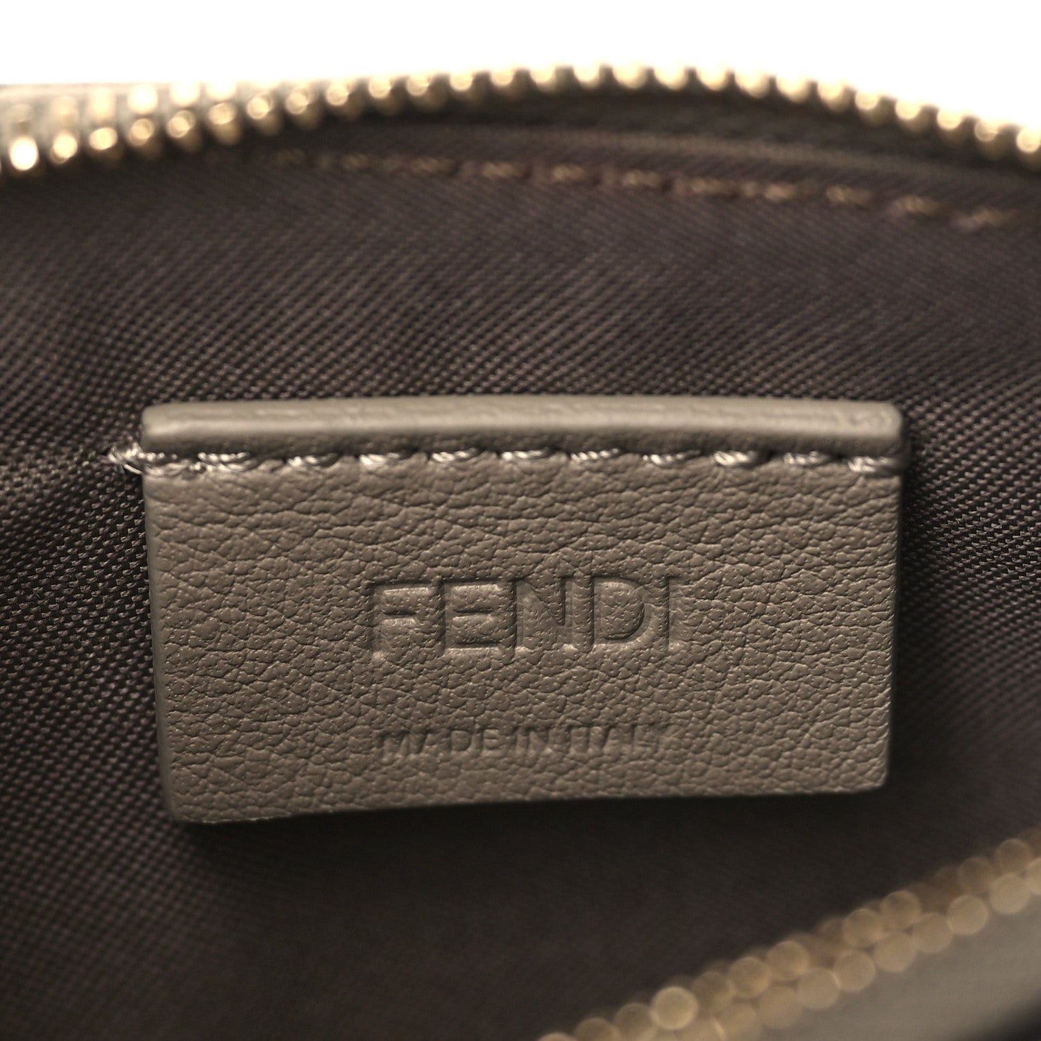 Fendi Vitello Cruise Coin Pouch Key Case Tortora 6 of 8