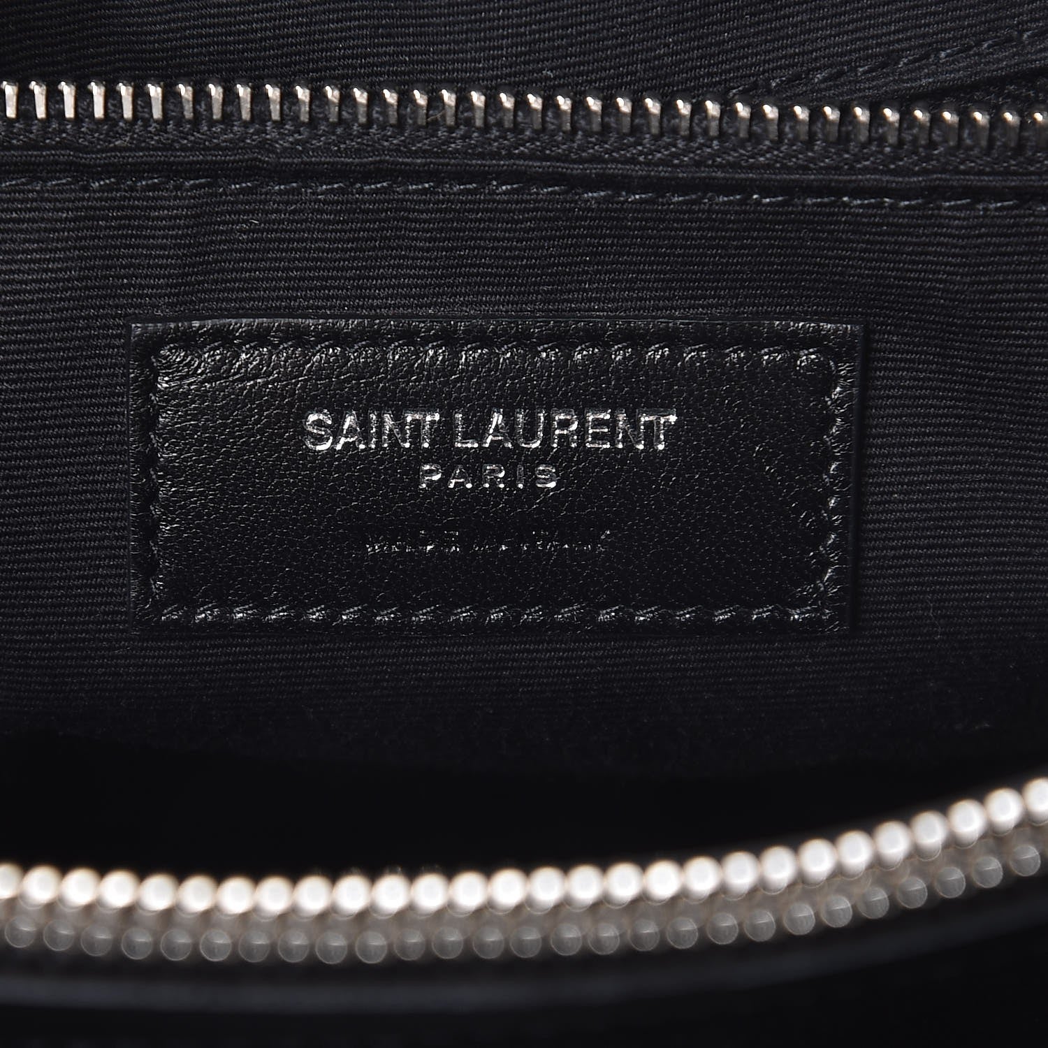 Saint Laurent Calfskin Y Quilted Monogram Large Loulou Shopper Black 6 of 8