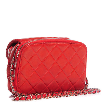 Chanel Lambskin Quilted WOC Mini Flap Red 3 of 8