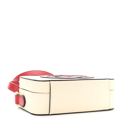 Gucci Vitello Eclipse Mini Interlocking G Shoulder Bag Mystic White Hibiscus Red 4 of 13