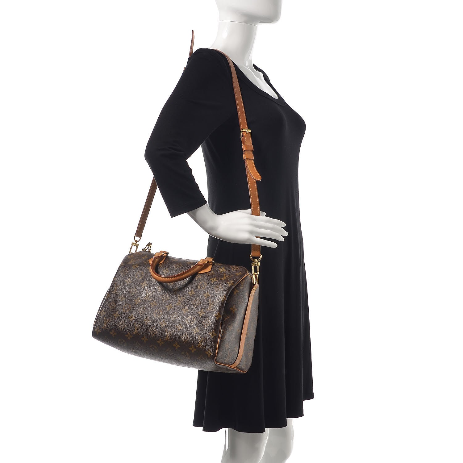 Louis Vuitton Monogram Speedy Bandouliere 30 3 of 18