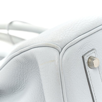 Hermes Taurillon Clemence Birkin 35 Gris Perle 20 of 25
