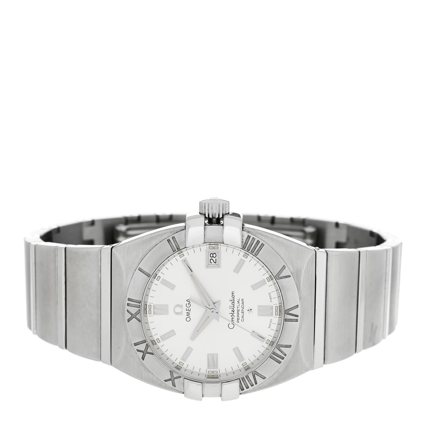 Stainless Steel 35mm Constellation Double Eagle Perpetual Calendar Quart Watch 1511.30.00