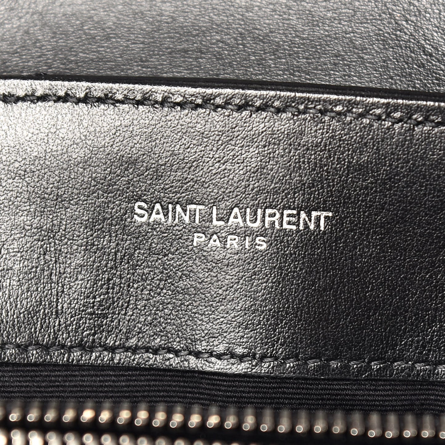 Calfskin Y Quilted Monogram Small Loulou Chain Satchel Black