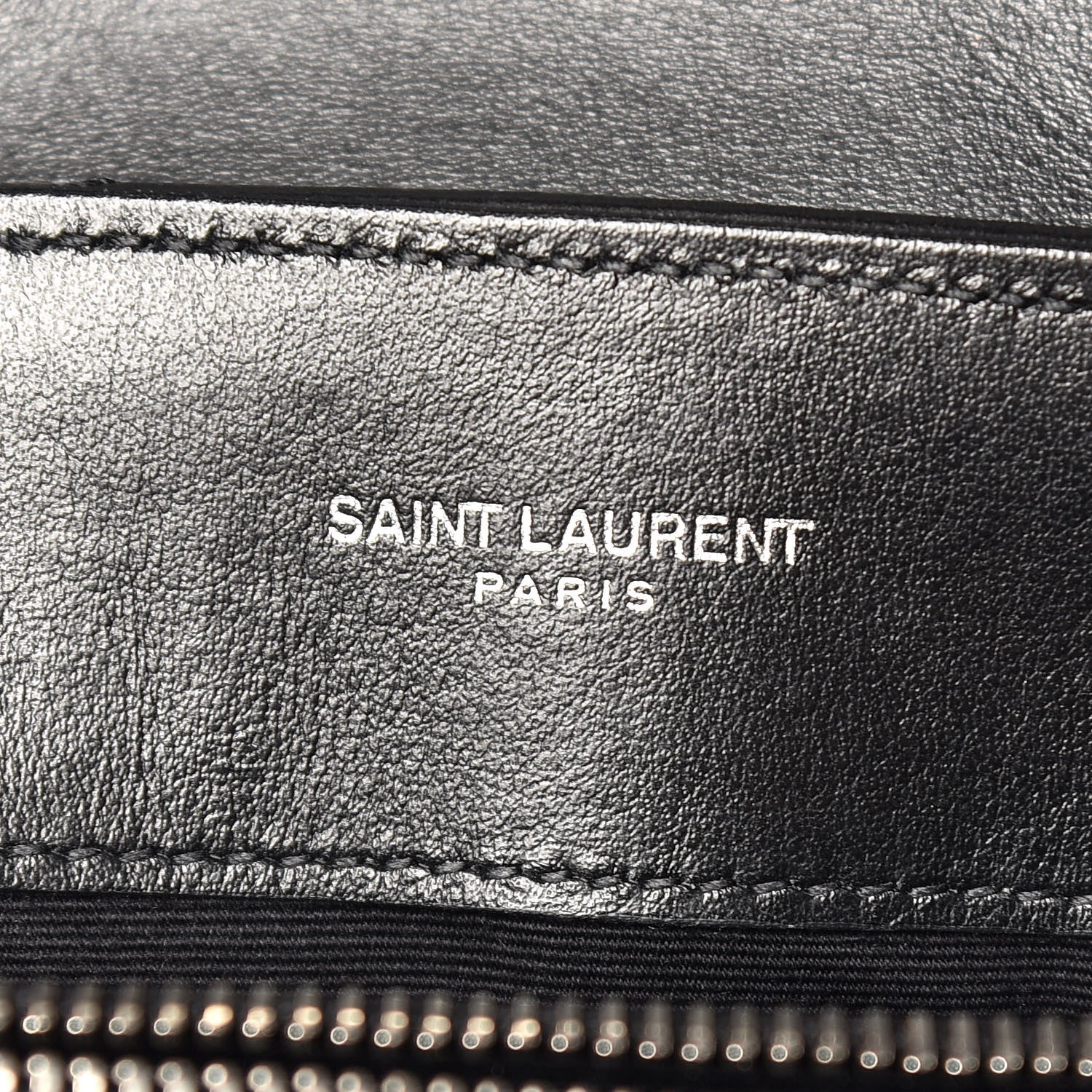Saint Laurent Calfskin Y Quilted Monogram Small Loulou Chain Satchel Black 6 of 12