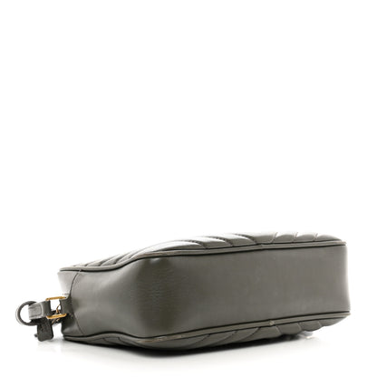 Saint Laurent Calfskin Matelasse Monogram Lou Camera Bag Pebble 4 of 12