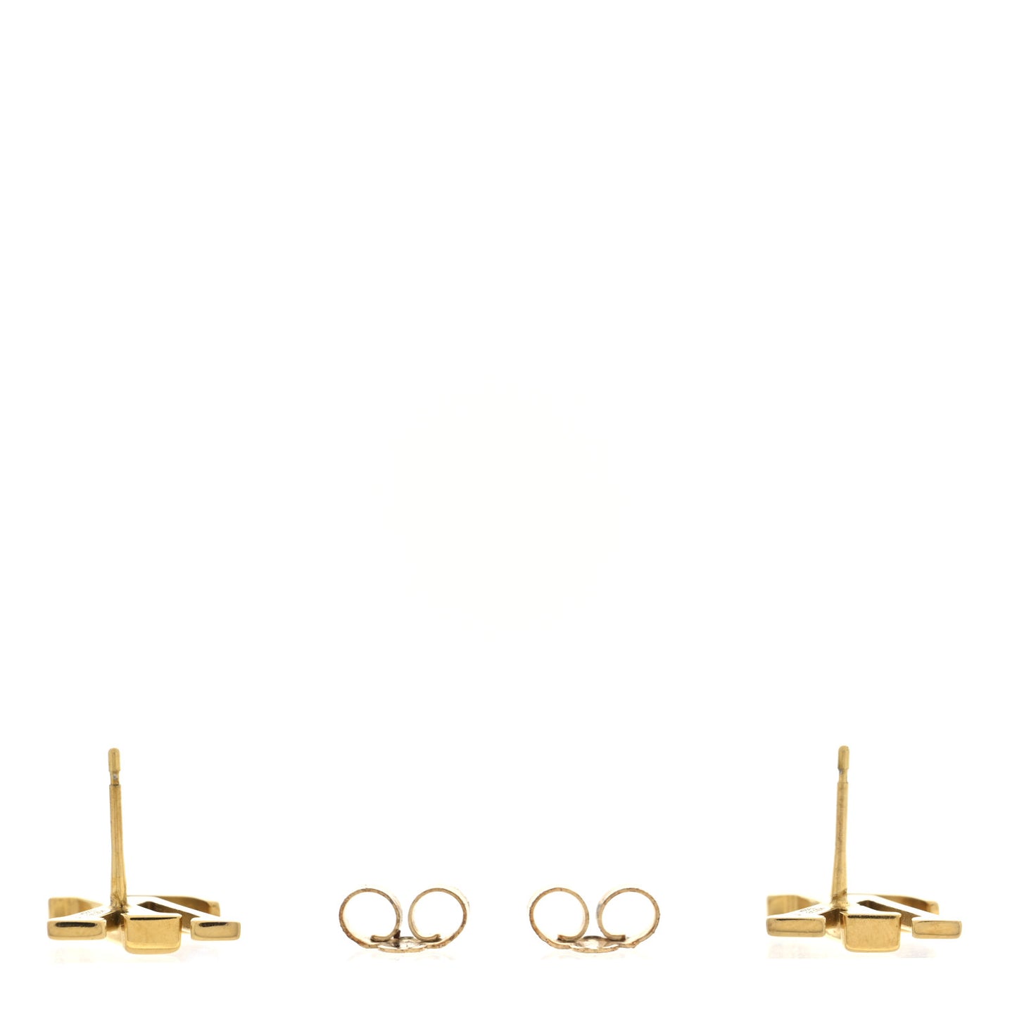 Metal LV Iconic Earrings Gold