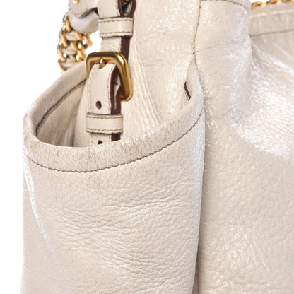 Prada Cervo Lux Chain Shoulder Bag Talco 13 of 18