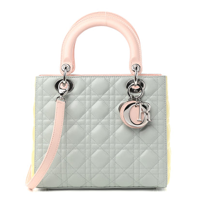 Christian Dior Lambskin Cannage Medium Tri-Color Lady Dior Multicolor 1 of 10