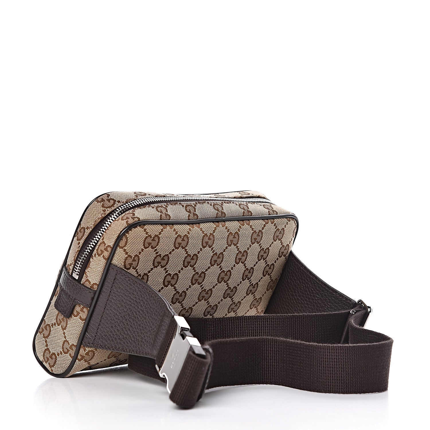 Gucci Monogram Belt Bag Dark Brown 3 of 10