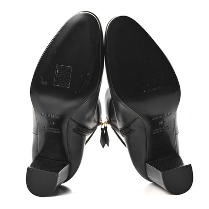 Hermes Calfskin Saint Germain Ankle Boots 39 Black 5 of 12