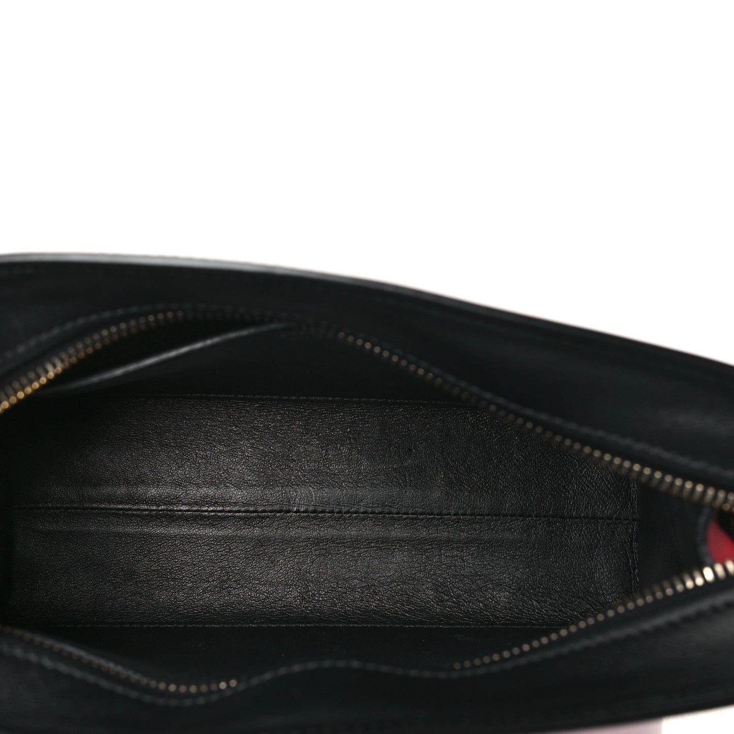 Saffiano Soft Calfskin Bandoliera Bag Fuoco Black