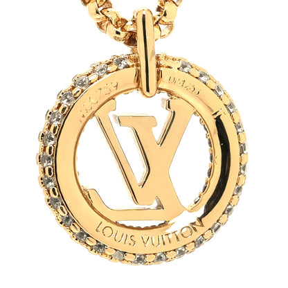 Louis Vuitton Metal Crystal Louise By Night Necklace 5 of 6