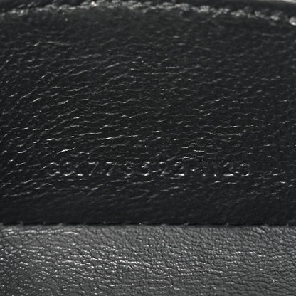 Saint Laurent Lambskin Cassandre Matelasse Carre Mini Cube On Chain Black 7 of 9