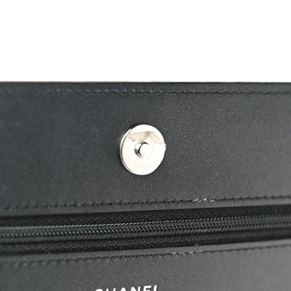 Chanel Caviar Quilted Vintage Mademoiselle Wallet On Chain WOC Black 13 of 20