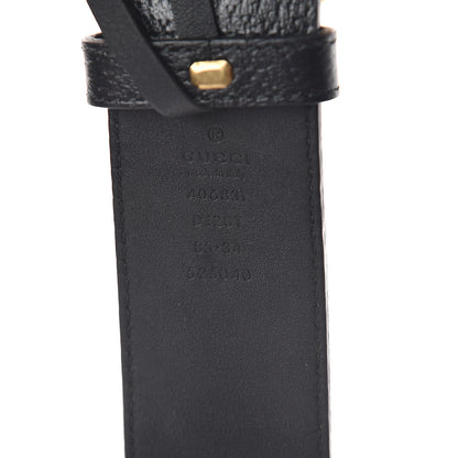 Gucci Textured Calfskin Double G 40mm Belt 85 34 Black 3 of 5