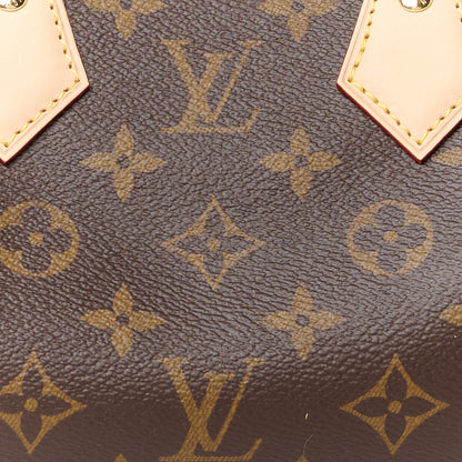 Louis Vuitton Monogram Speedy Bandouliere 20 Black 9 of 12