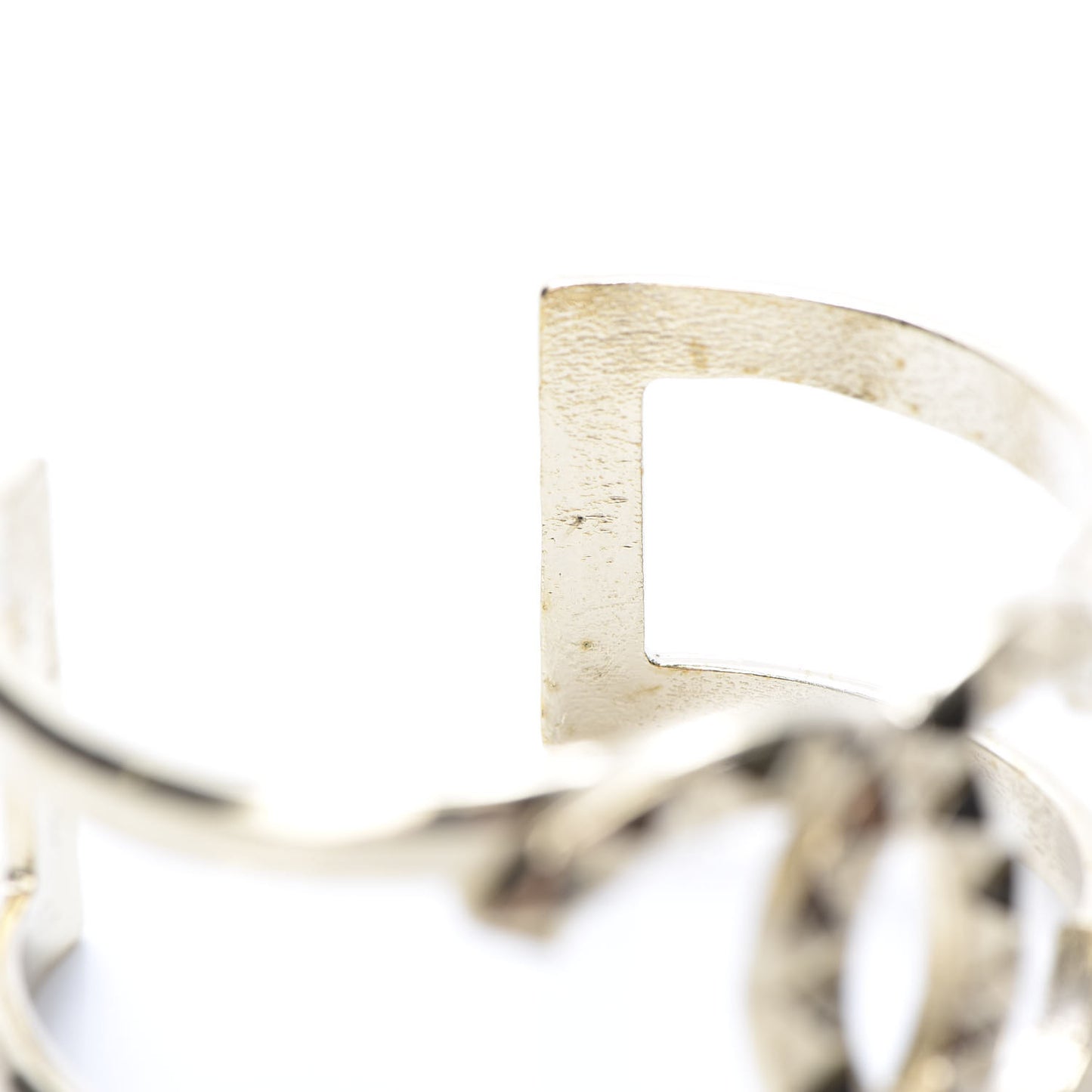 Metal Studded CC Cuff Gold