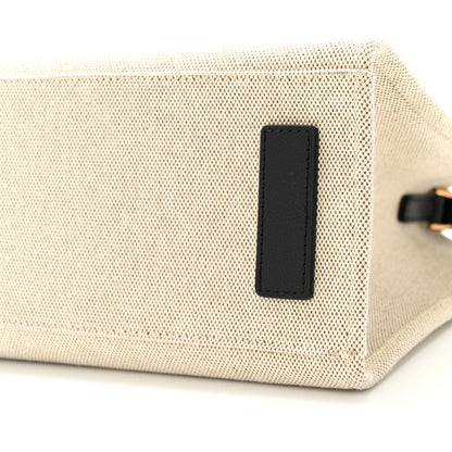 Versace Canvas Calfskin La Medusa Tote Bag Beige 9 of 11