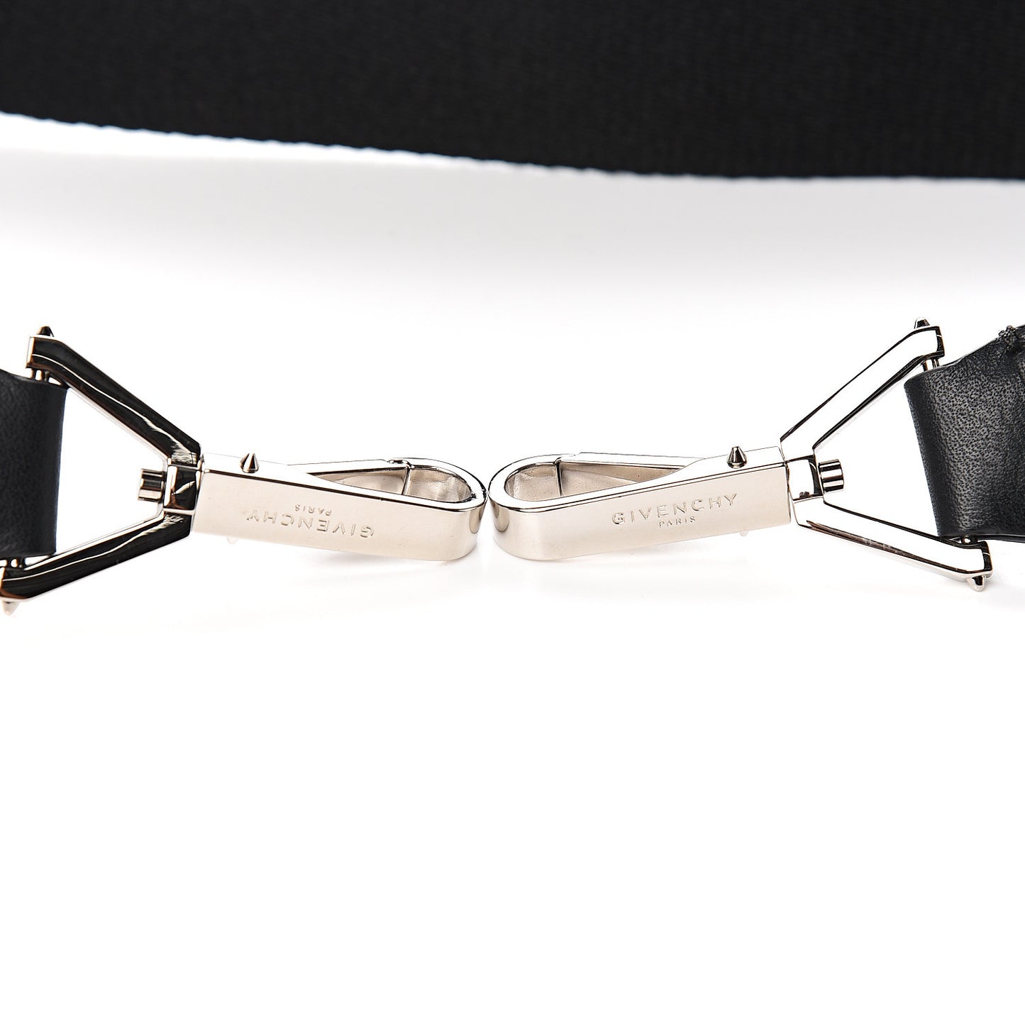 Canvas Logo Bag Strap Black