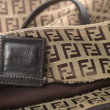 Fendi Zucchino Shopping Tote Tobacco Brown 7 of 14