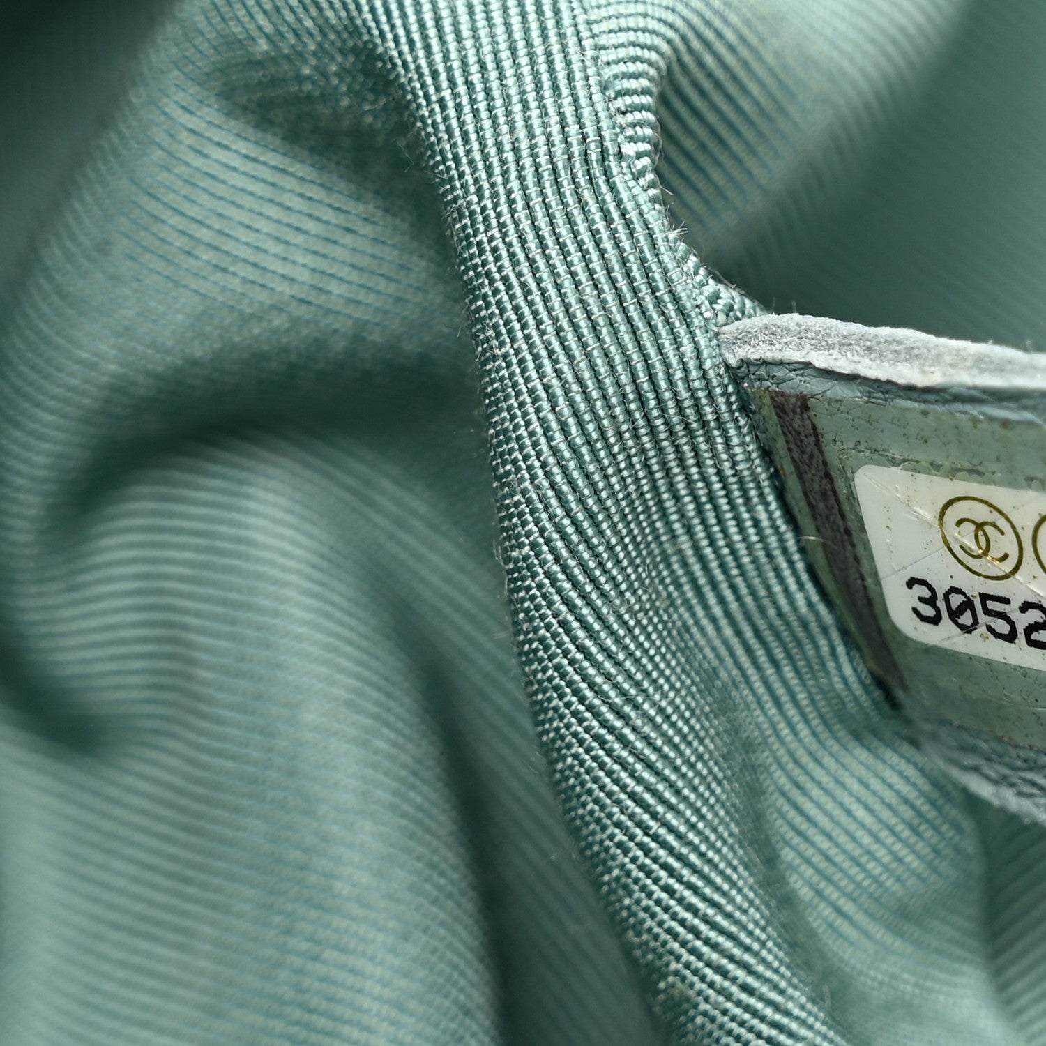 Chanel Goatskin Quilted Medium Chanel 19 Flap Light Green 8 of 10