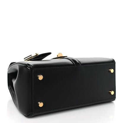 Celine Satinated Calfskin Small 16 Top Handle Bag Black 4 of 10