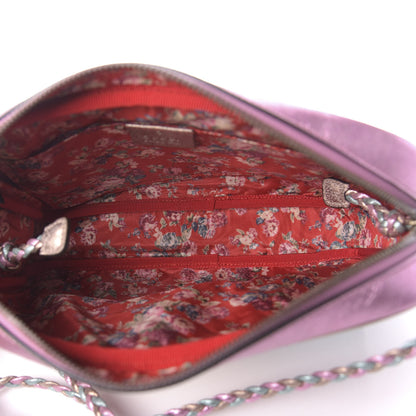 Gucci Laminated Nappa Trapuntata Small Zumi Shoulder Bag Rosa Lago Rame 5 of 12